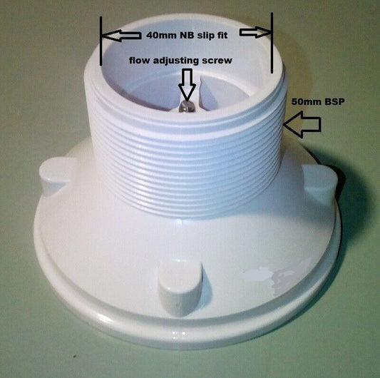 Floor Inlet 40mm x 50mm