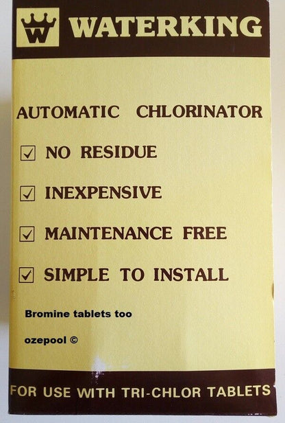 Chlorine Inline Tablet Dispenser - Waterking
