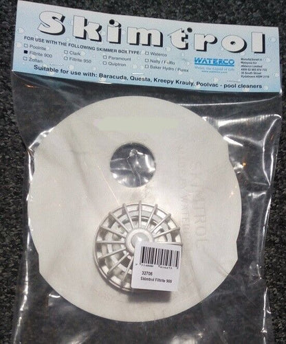 Skimtrol Filtrite 900 Control Vacuum Plate 32706 Free Post